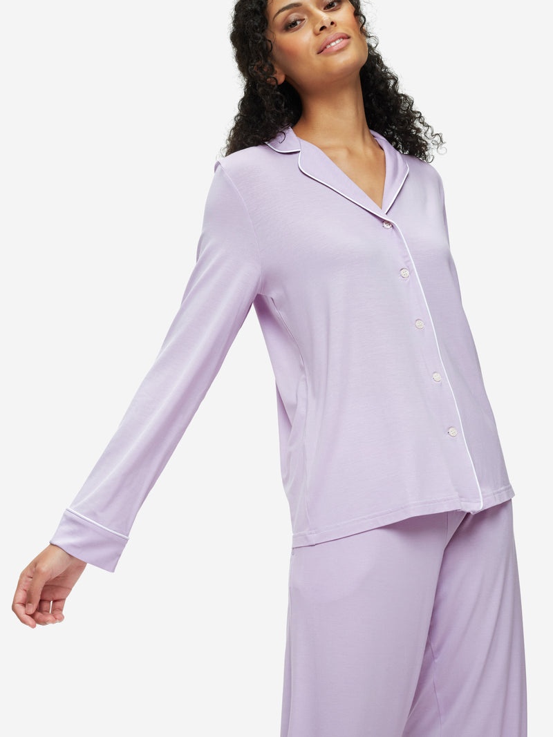 Women's Pyjamas Lara Micro Modal Stretch Lilac - 5