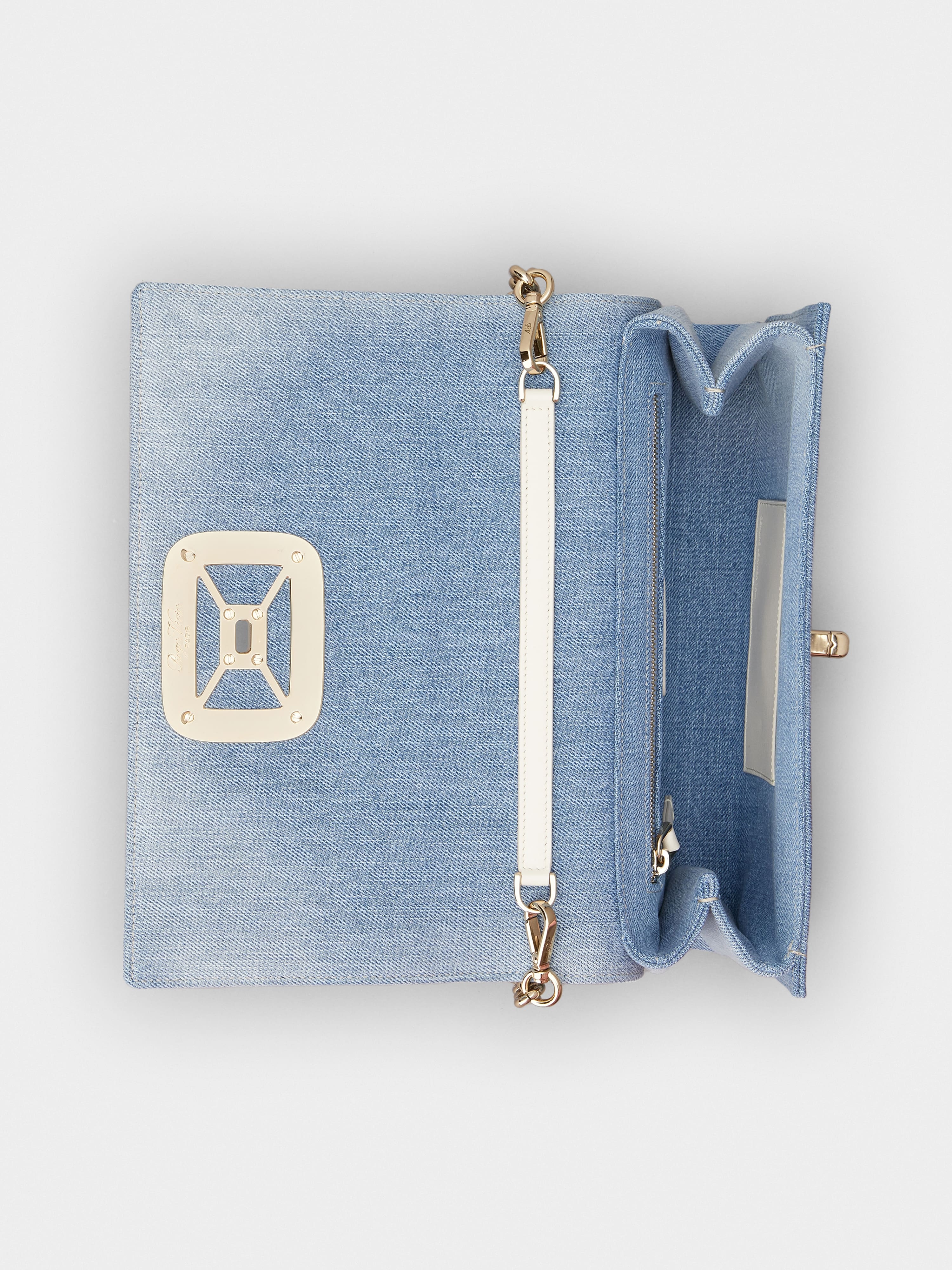 Viv' Choc Summertime Denim Chain Bag - 6