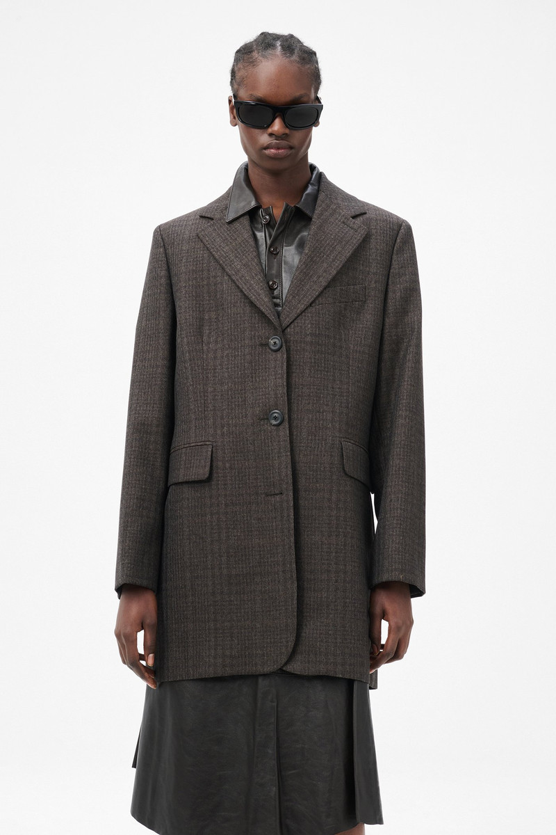 Queens Blazer Brown Dunmore Check 3