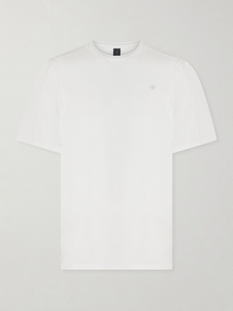 Mesh-Trimmed Jersey Tennis Shirt 1