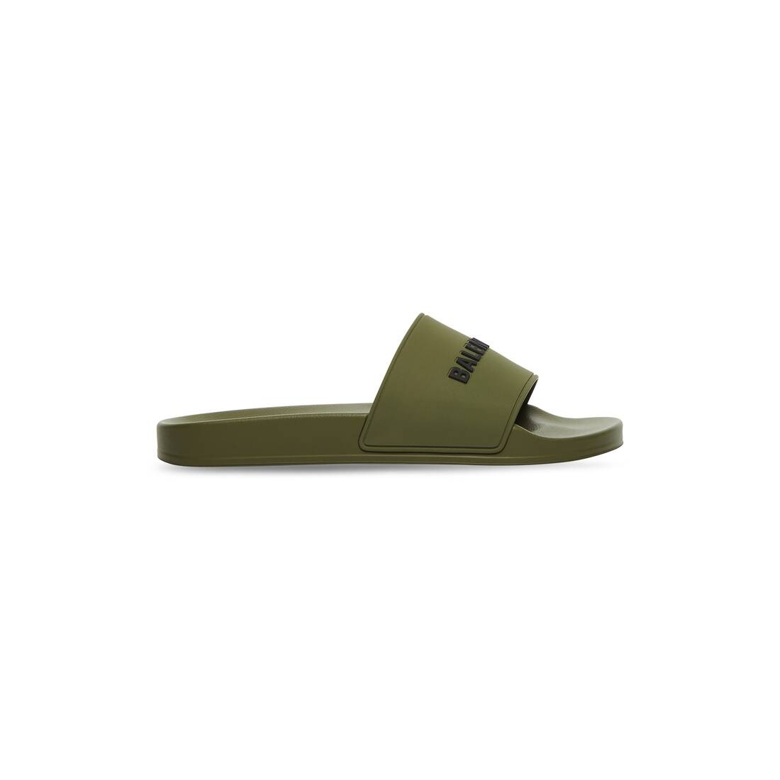 Men's Pool Slide Sandal in Kaki Green - 1