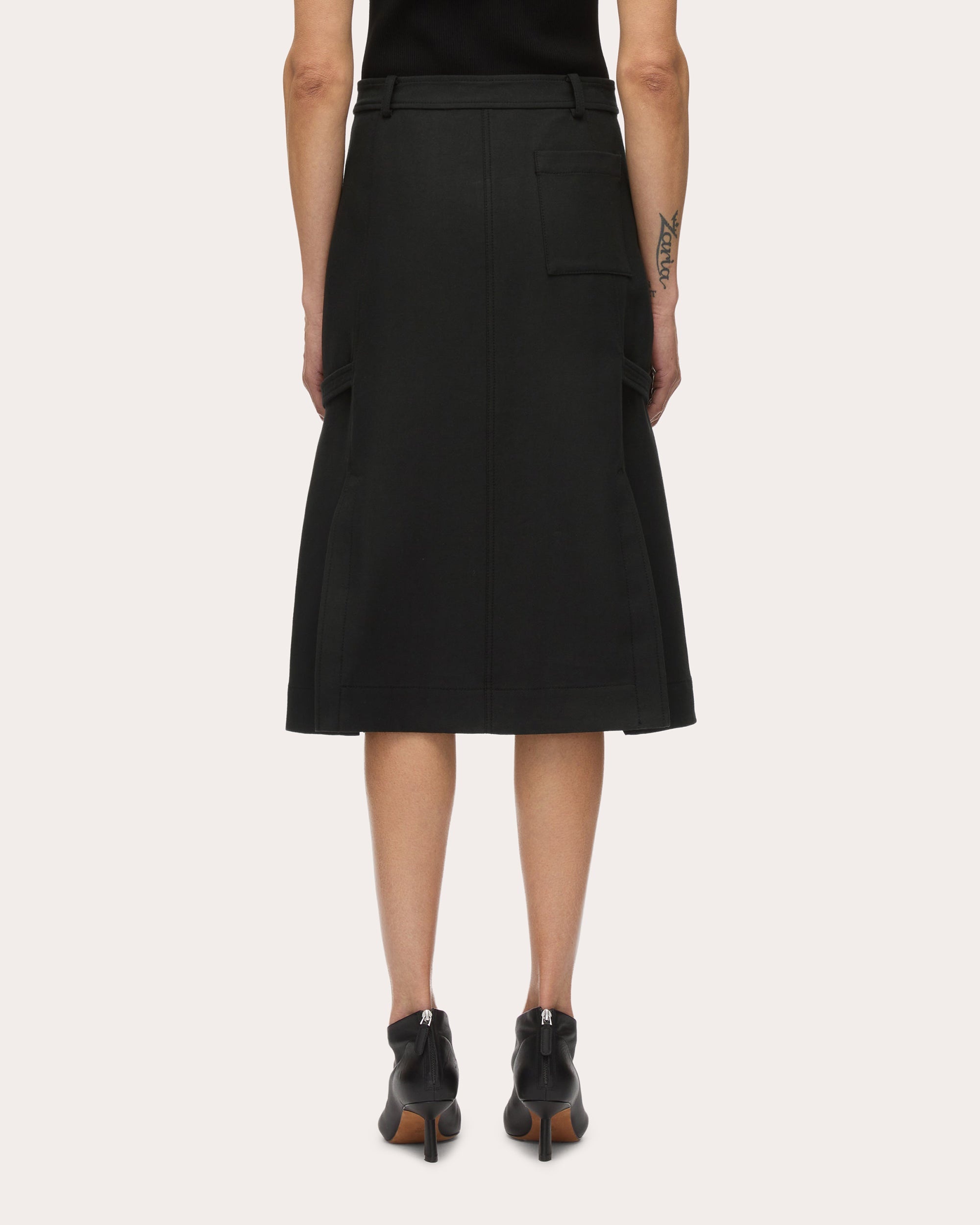 Embellished Cotton Twill Skirt - 2