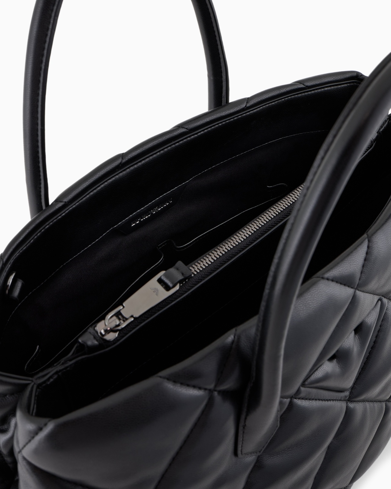 QUILTED NAPPA LEATHER-EFFECT LARGE HANDBAG - 4