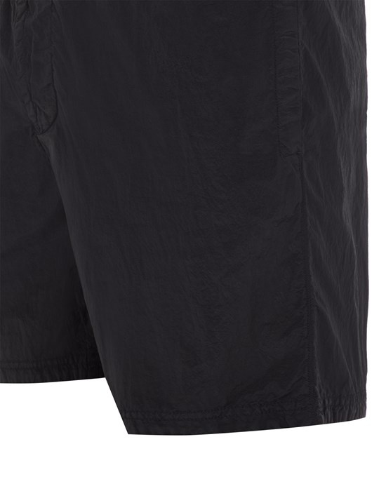 B0842 NYLON METAL IN ECONYL® REGENERATED NYLON,'INSTITUTIONAL ONE' PRINT BLACK - 3