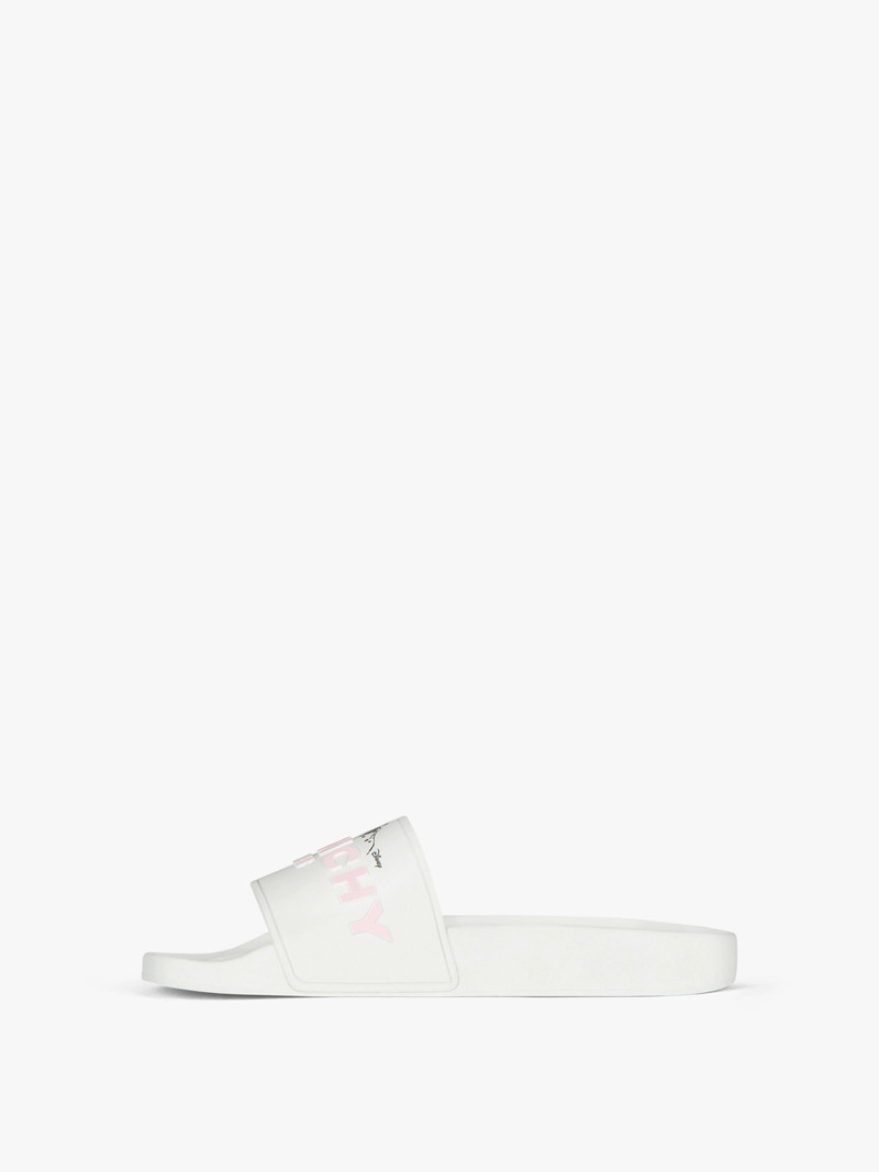 Givenchy SLIDE 101 DALMATIANS SANDALS WITH PLATFORM IN RUBBER outlook