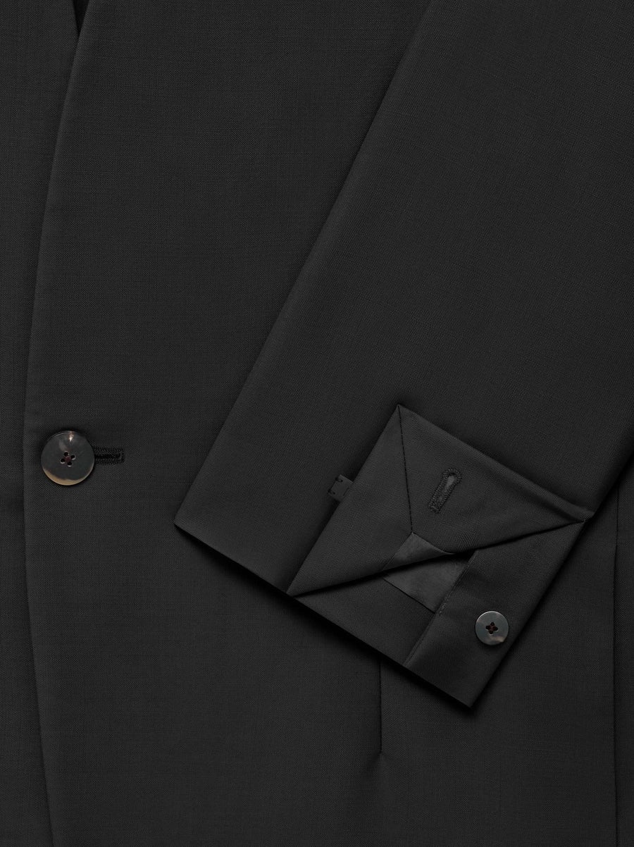 Wool Mohair Lapelless Jacket - 7