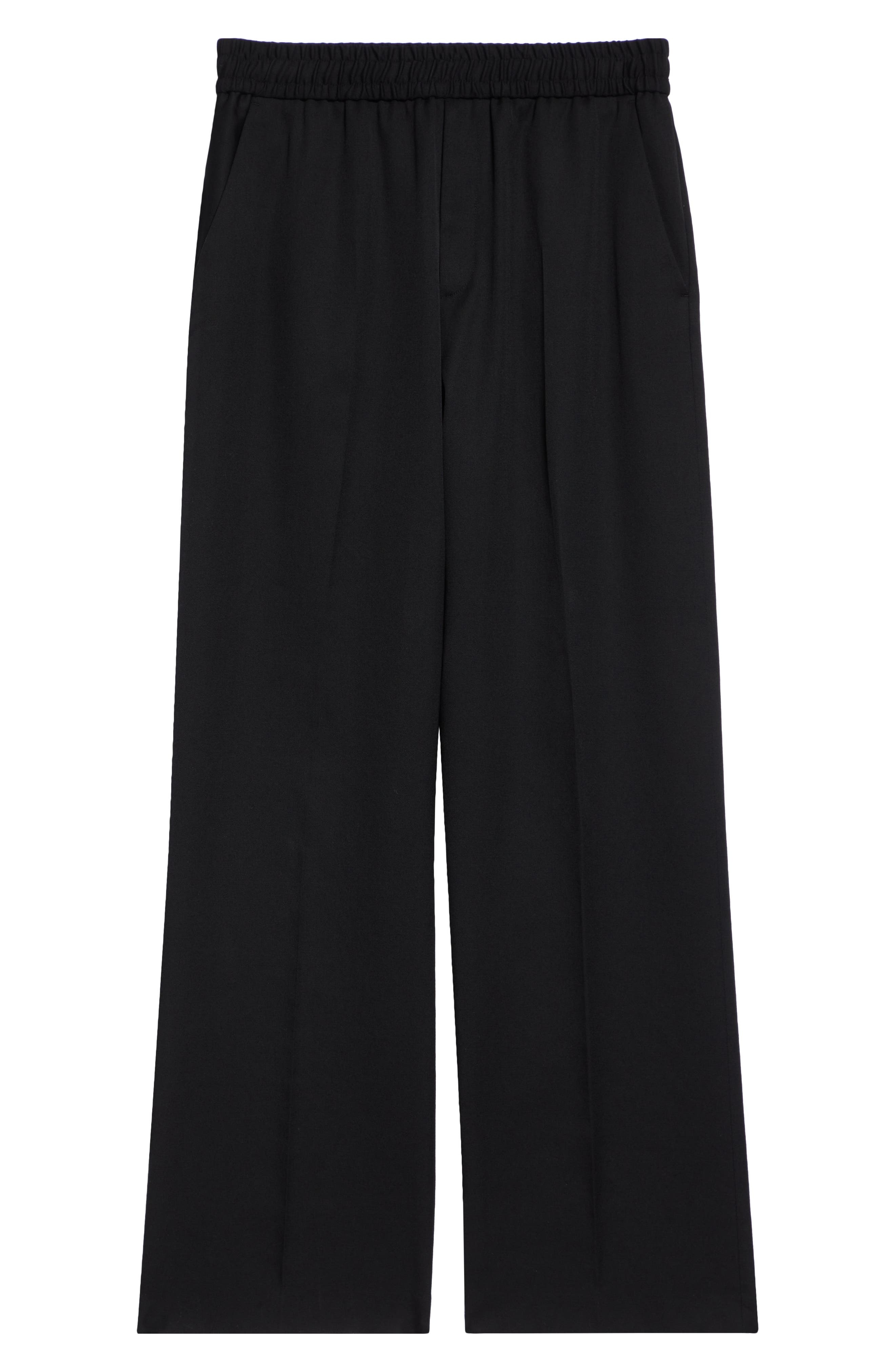 Golden Goose Lennon Virgin Wool Twill Joggers in Black at Nordstrom - 6