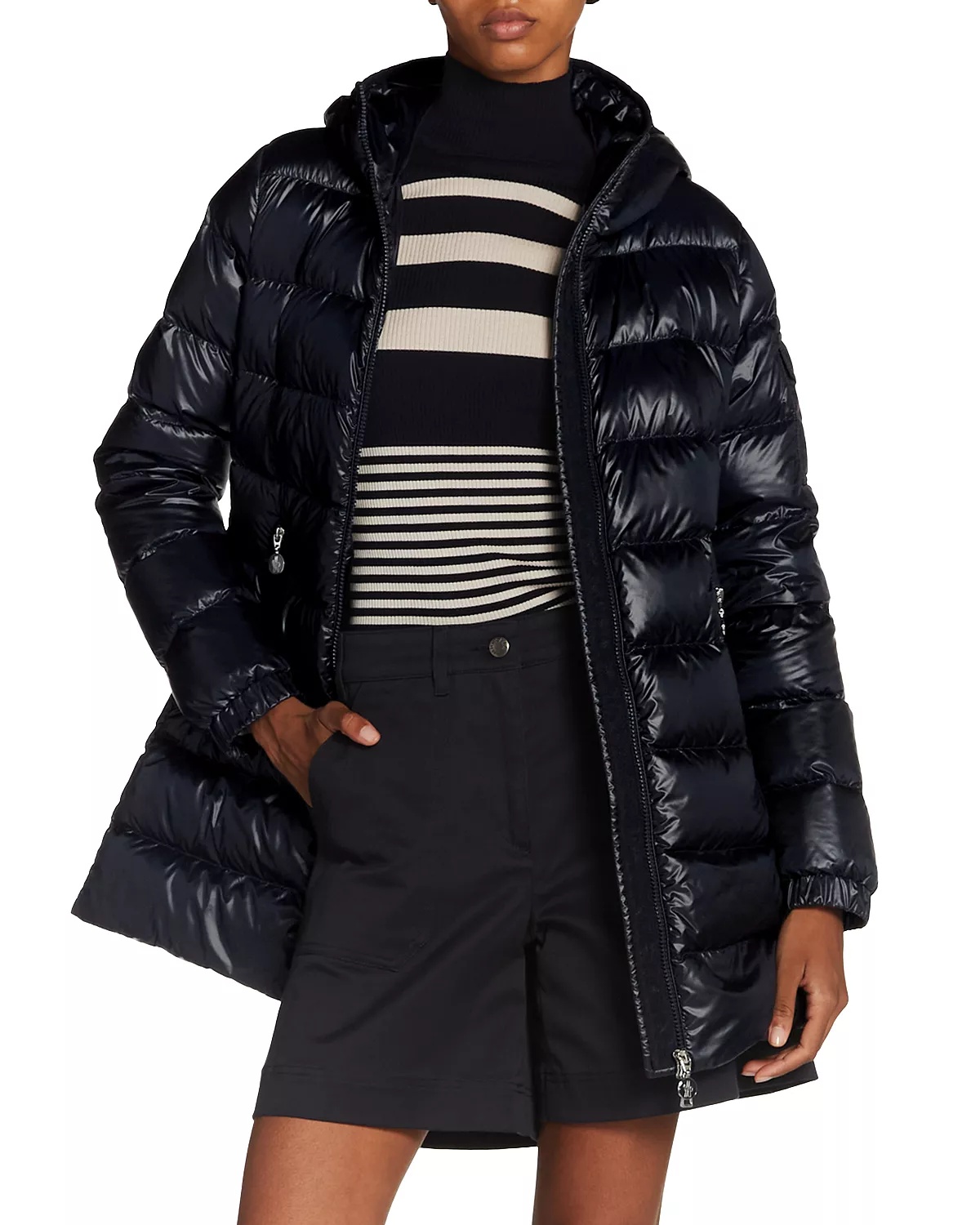 Glements Hooded Puffer Parka Jacket - 1
