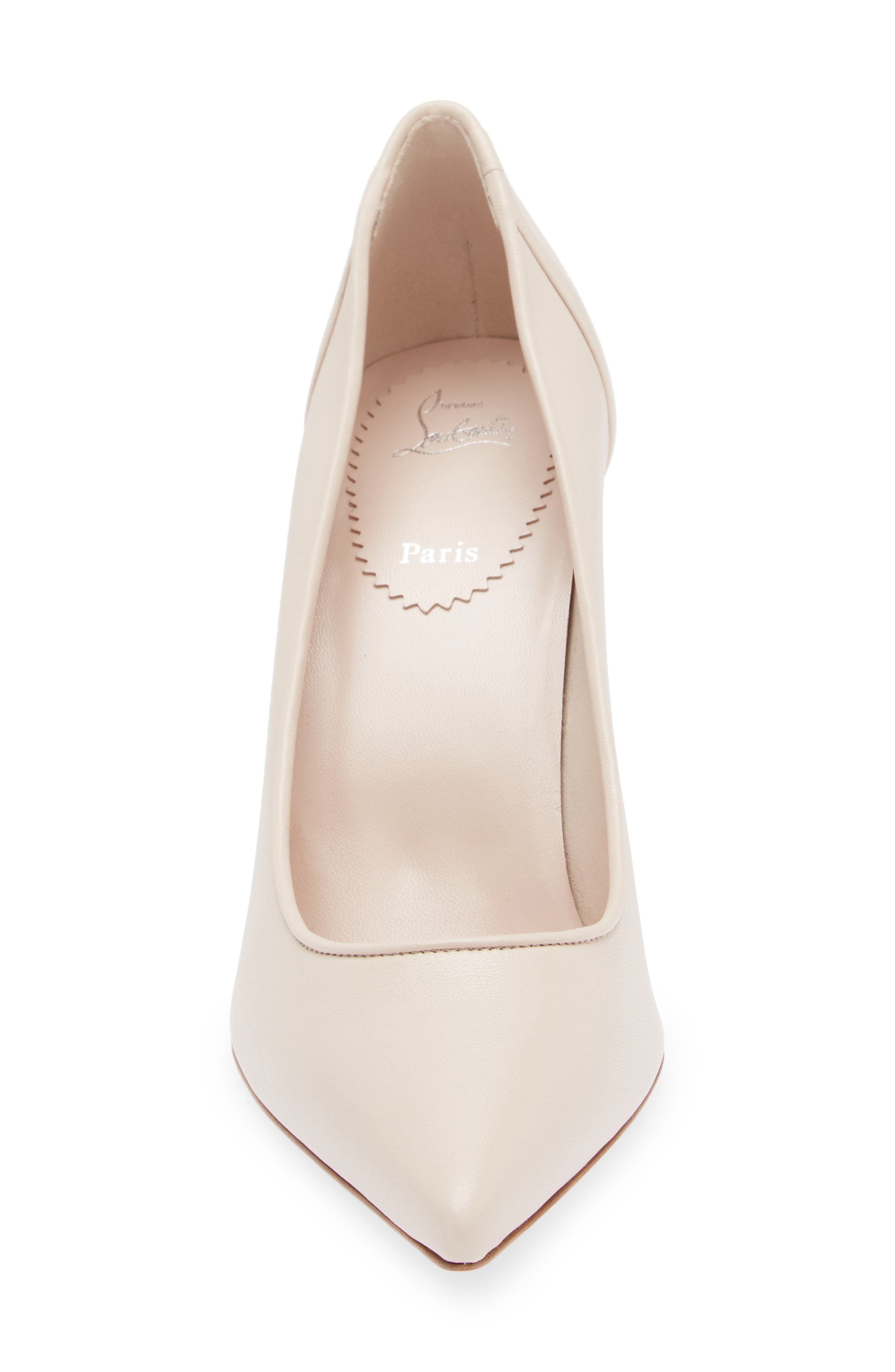 Christian Louboutin Sporty Kate Pointed Toe Pump in F608 Leche/Lin Leche at Nordstrom - 4