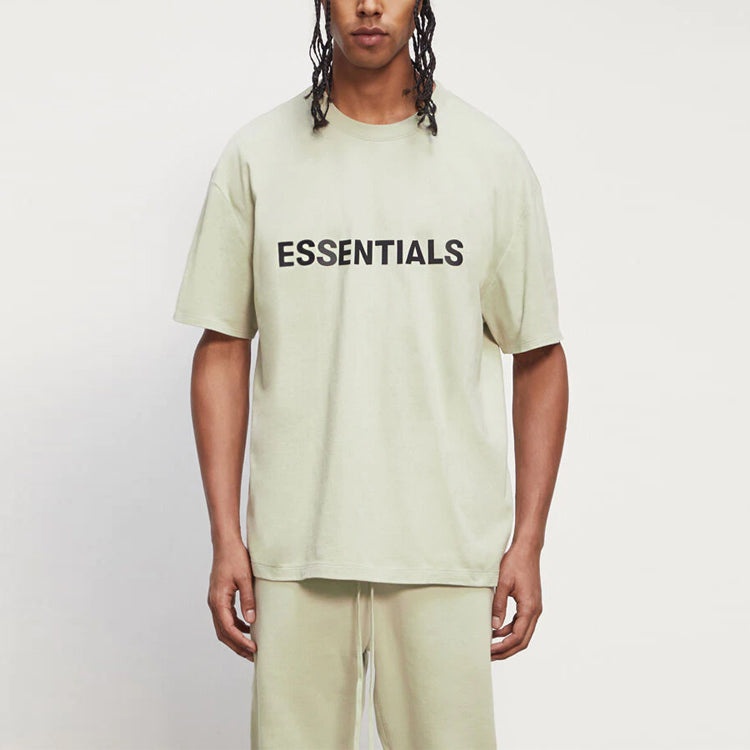 Fear of God Essentials FW20 Logo Tee 'Sage' FOG-FW20-301 - 4