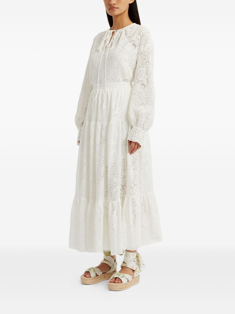 floral-embroidered blouse - 3