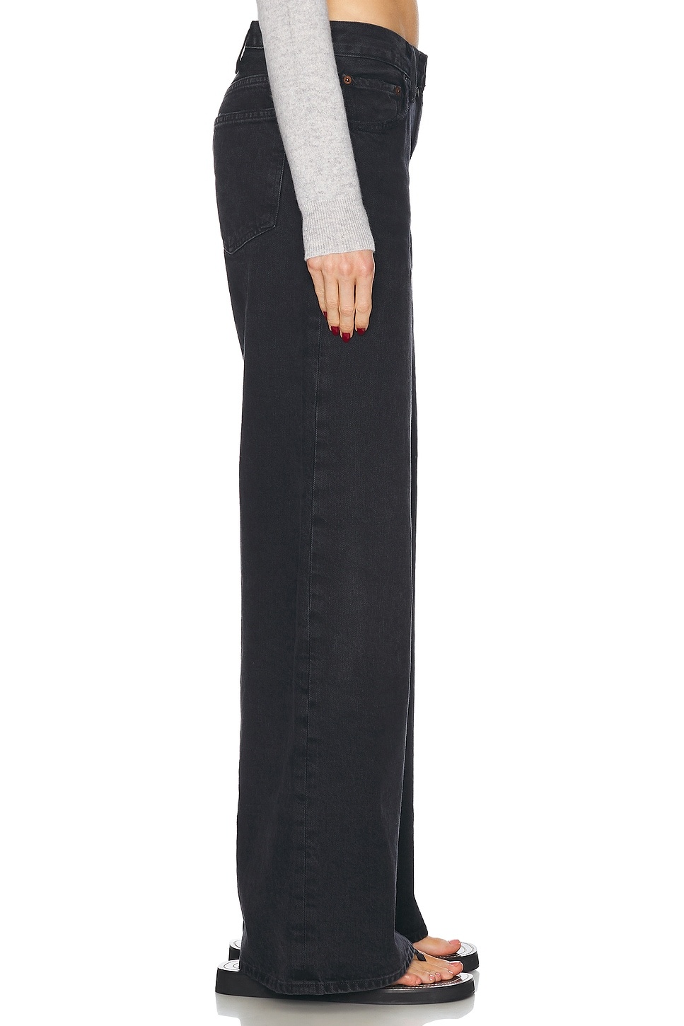 Clara Low Rise Baggy Flare - 3
