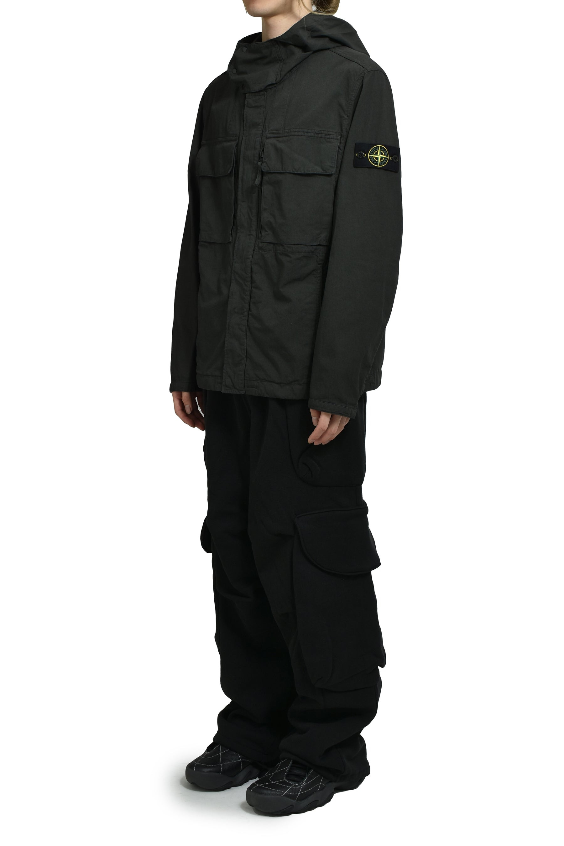 SHORT PARKA / LEAD GRY - 5