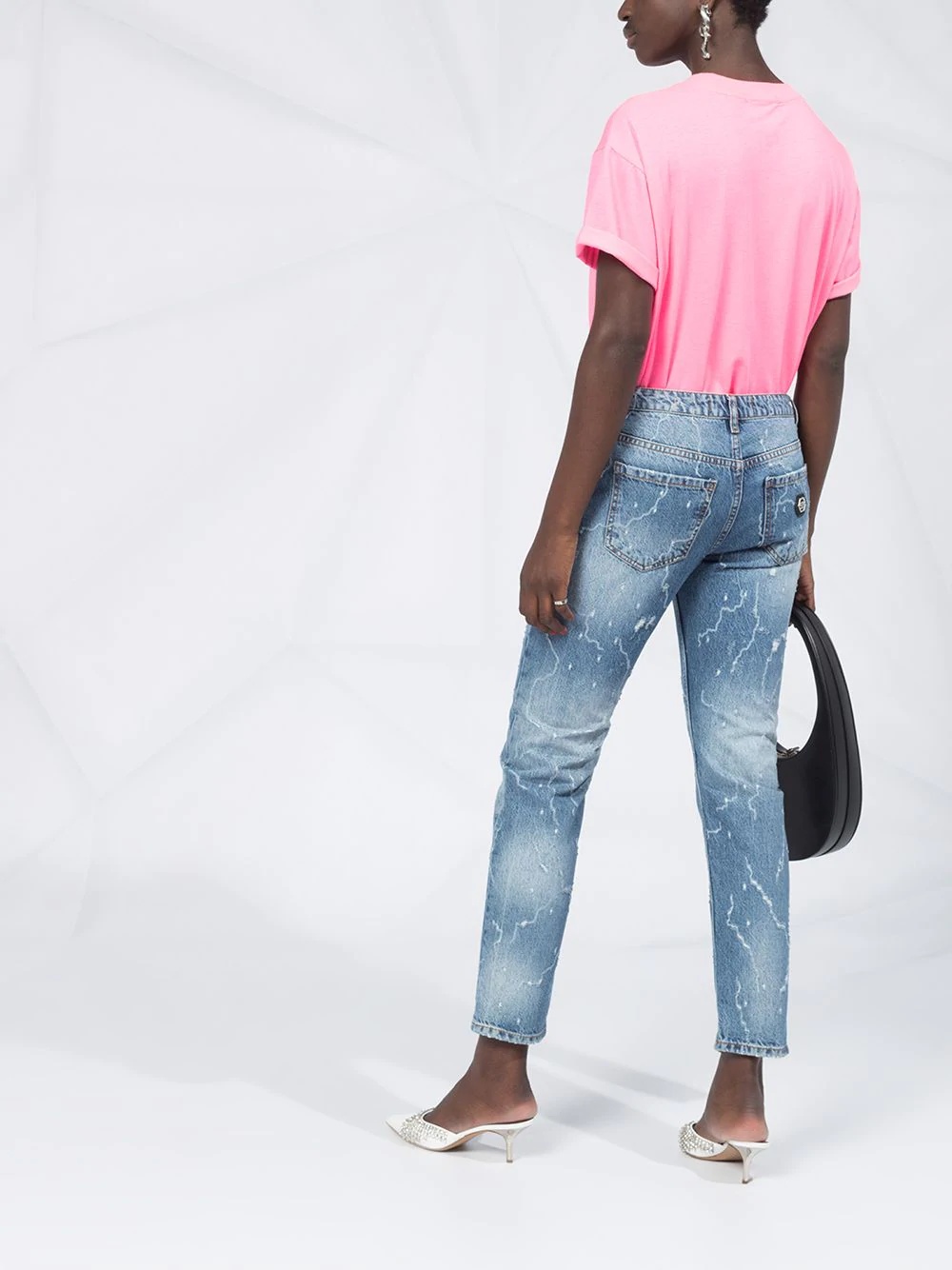 mid-rise boyfriend fit jeans - 6