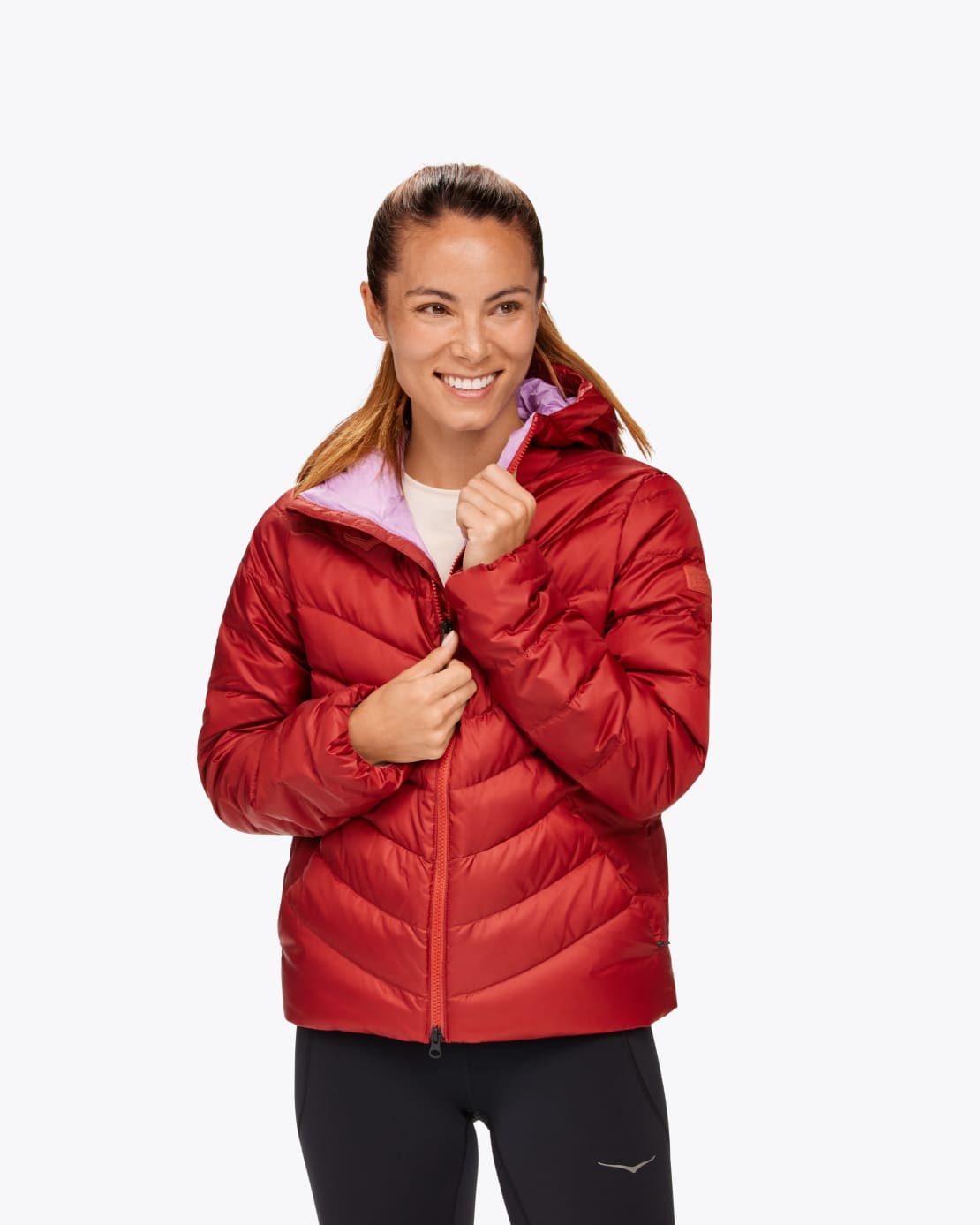 Women's Hooded Down Jacket - 1