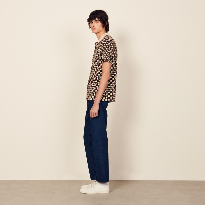 Jacquard polo shirt 4