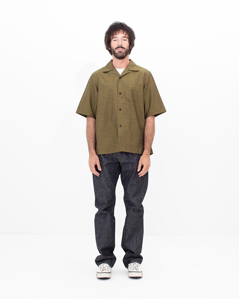 KEESEY SP SHIRT S/S (W/SI/LI) KHAKI - 3
