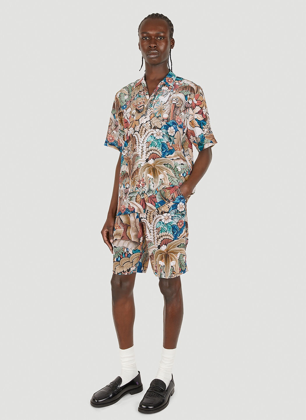 Abstract Motif Board Shorts - 2