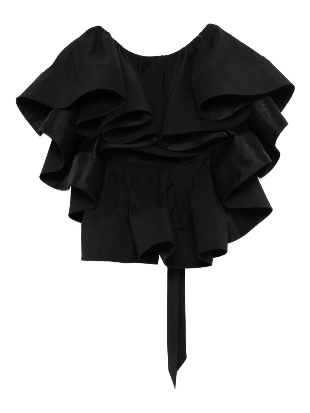 ruffled blouse - 1
