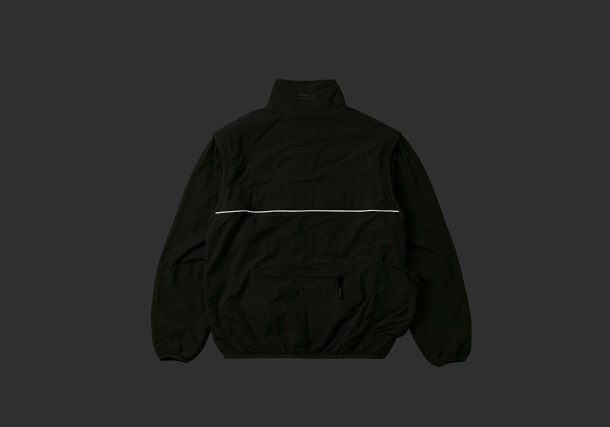 PALACE CORDURA RS ZIP OFF JACKET OLIVE | REVERSIBLE