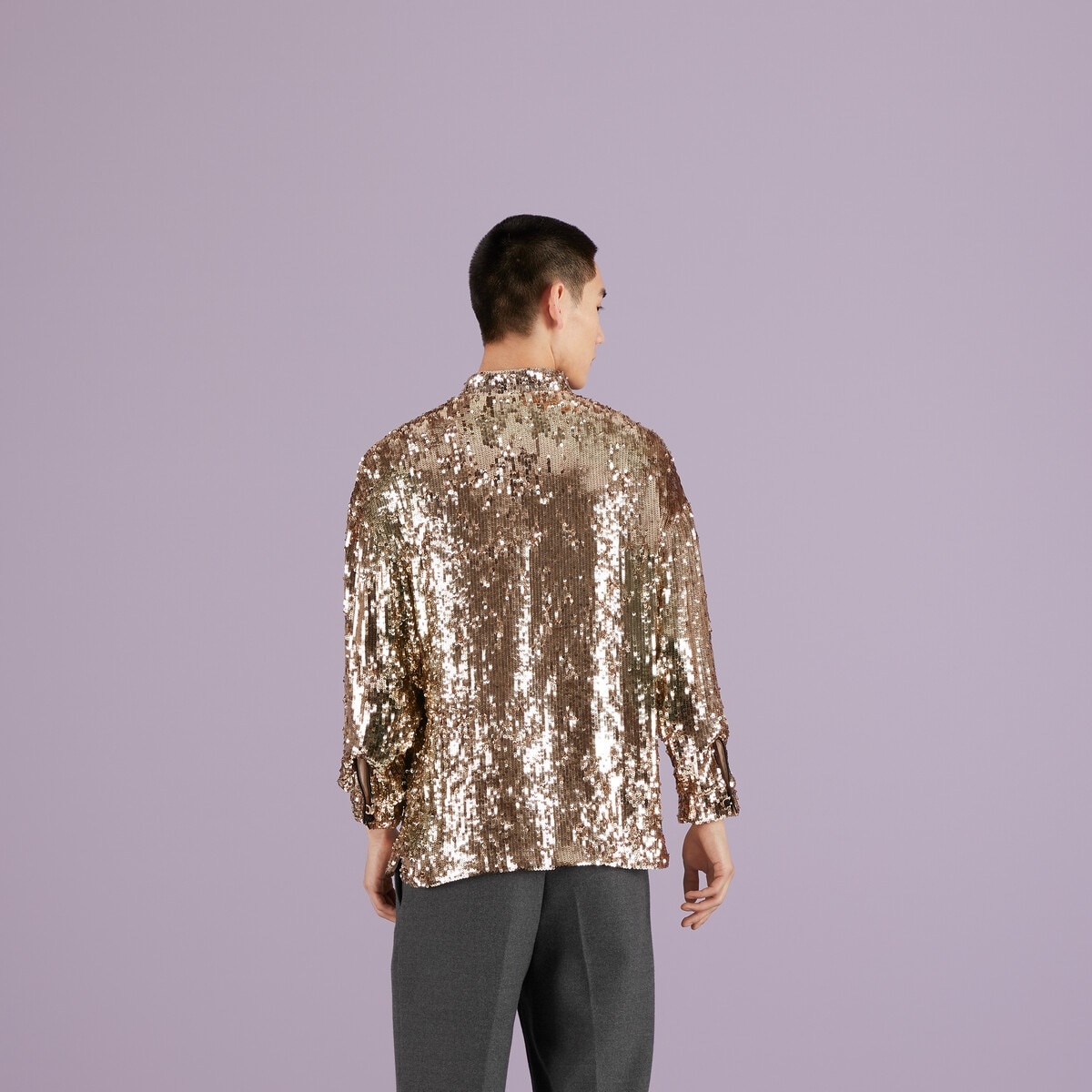 Sequin embroidered shirt - 7