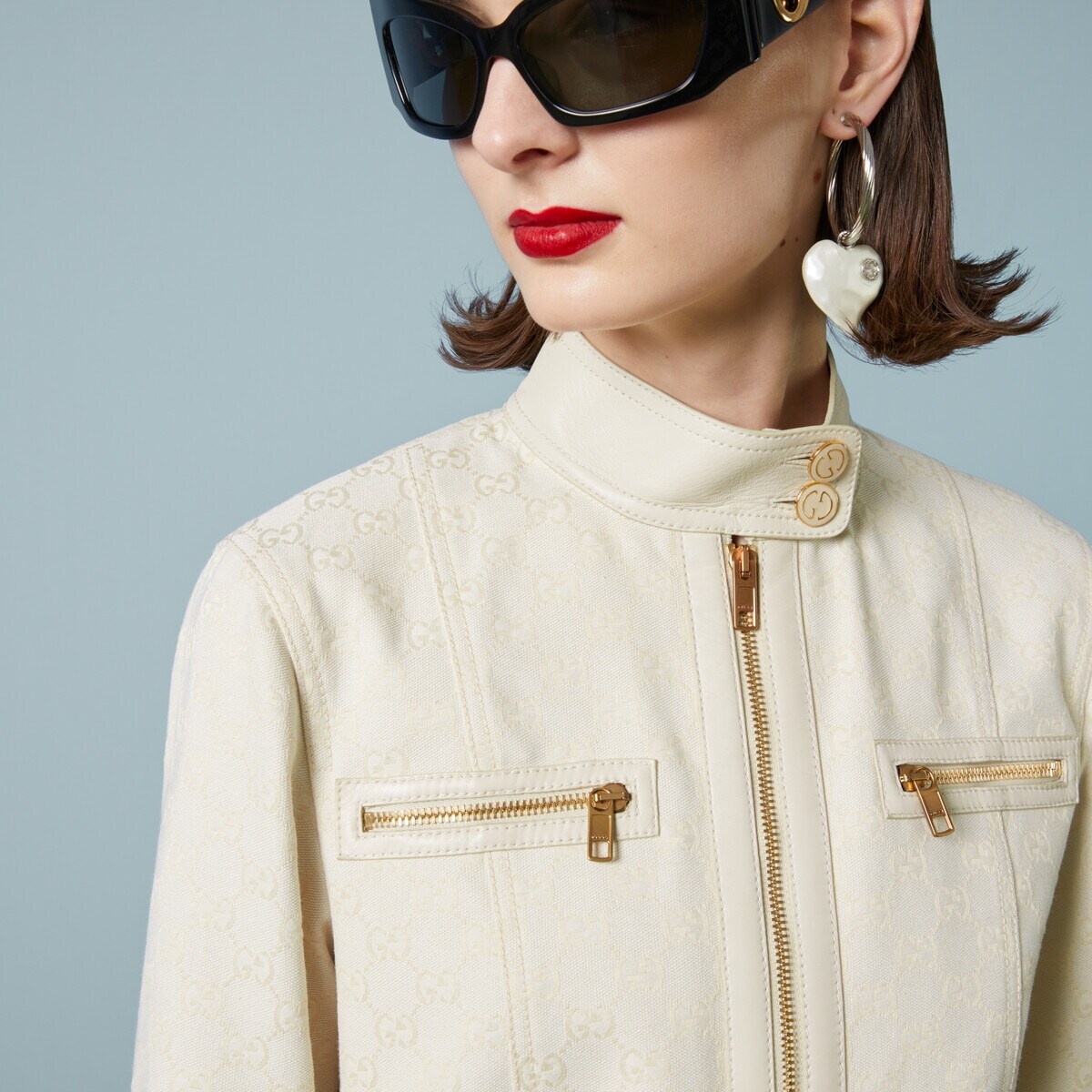 GG canvas jacket - 3