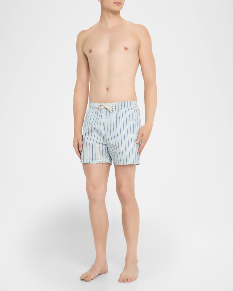 Loro Piana Men's Daneu Stripe Swim Shorts outlook