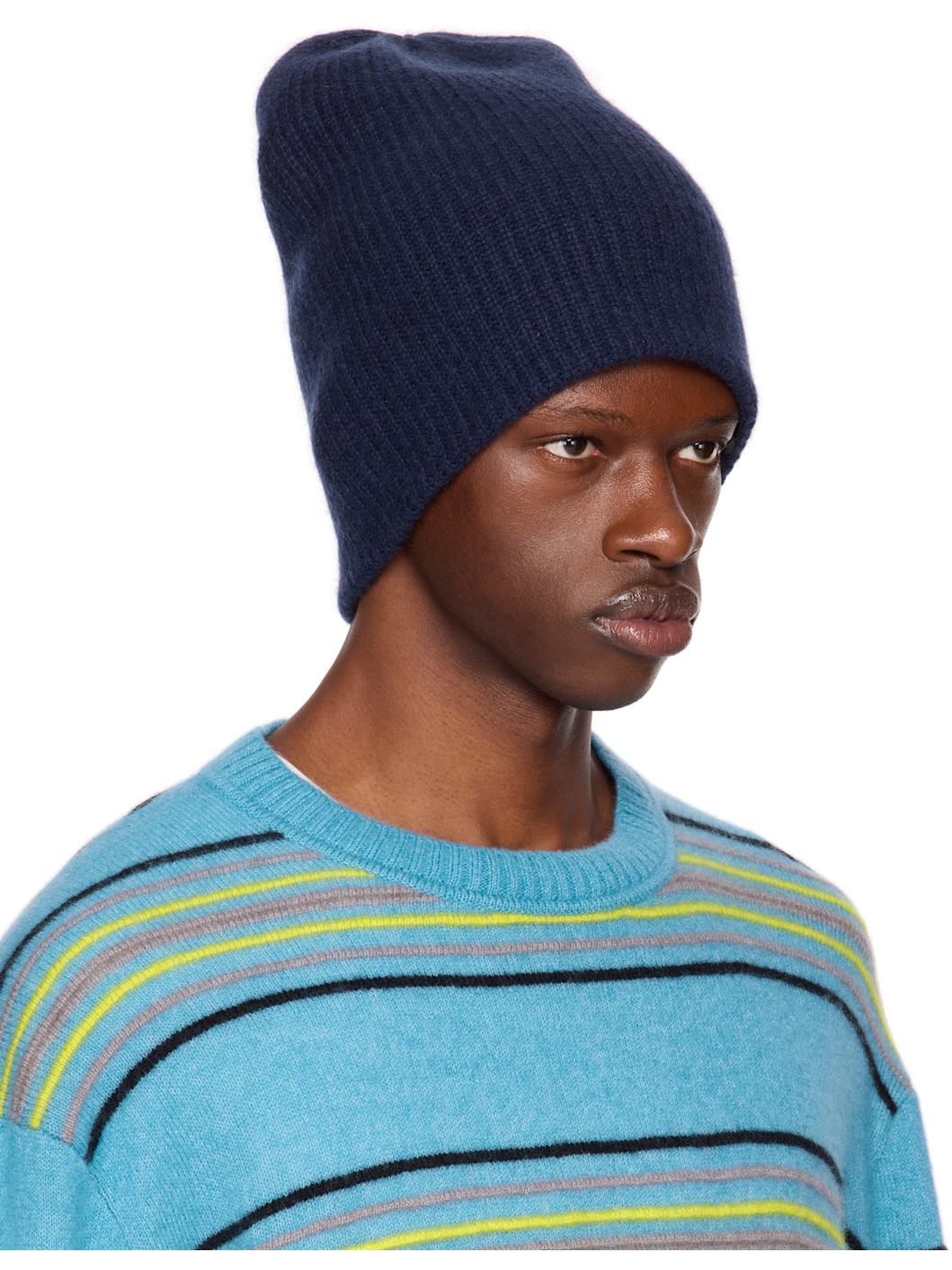 Navy Watchman Beanie - 2