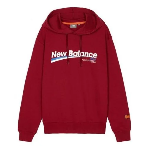 New Balance Alphabet Printing Casual Wine Red NCA34013-BUR - 1