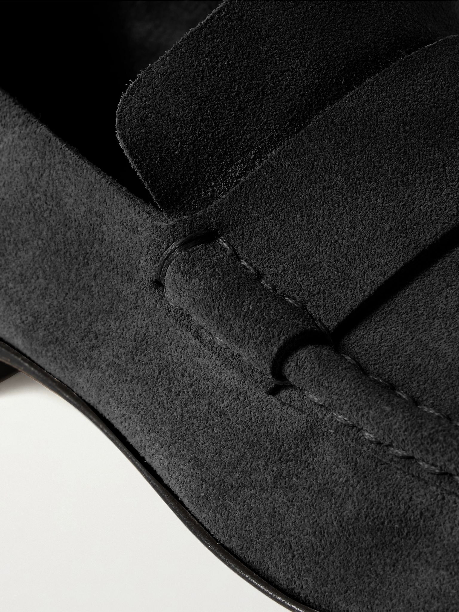 Suede loafers Black - 4