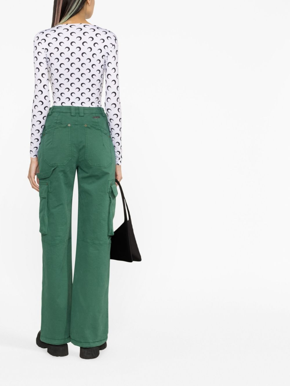 Crescent Moon-print top - 4