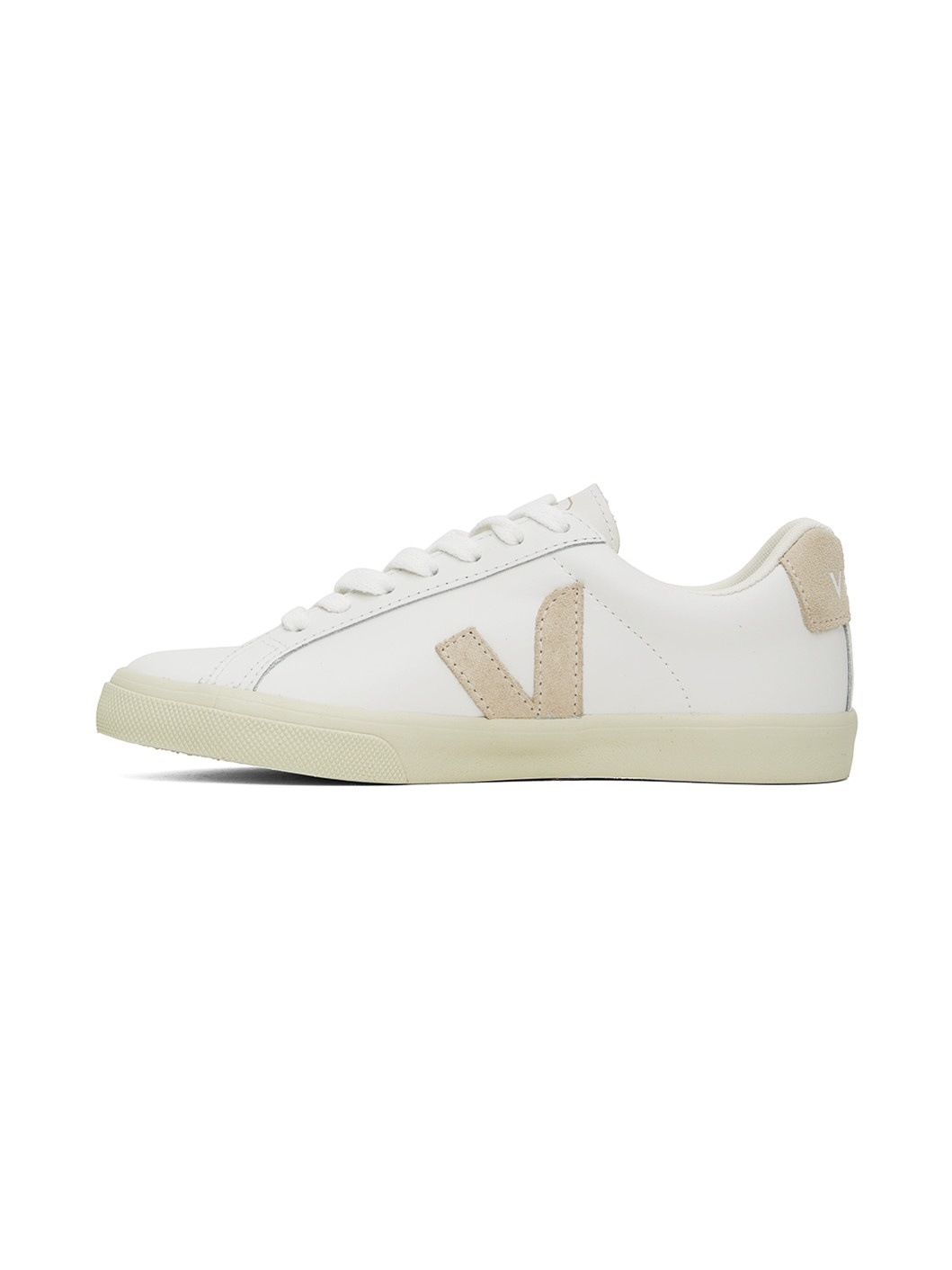 White Esplar Leather Sneakers - 3