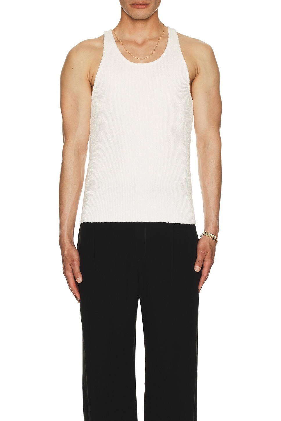 Boucle Ribbed Vest - 4
