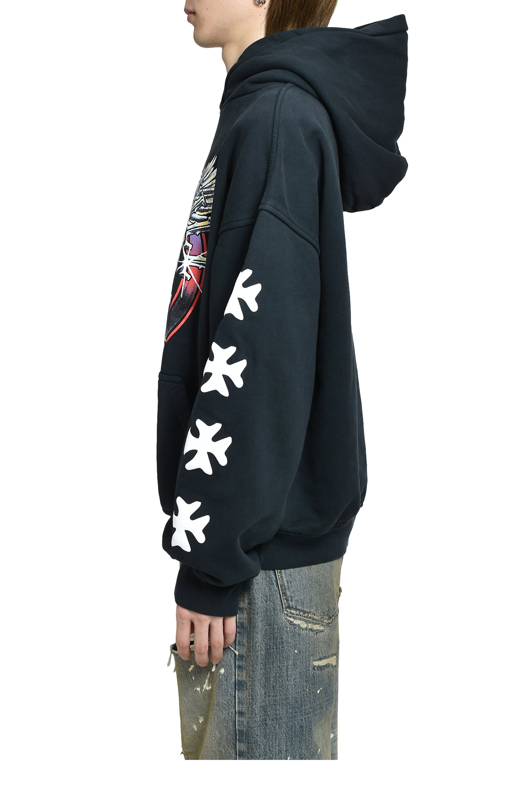 NOTTING HILL EAGLE HOODIE / VTG BLK - 3