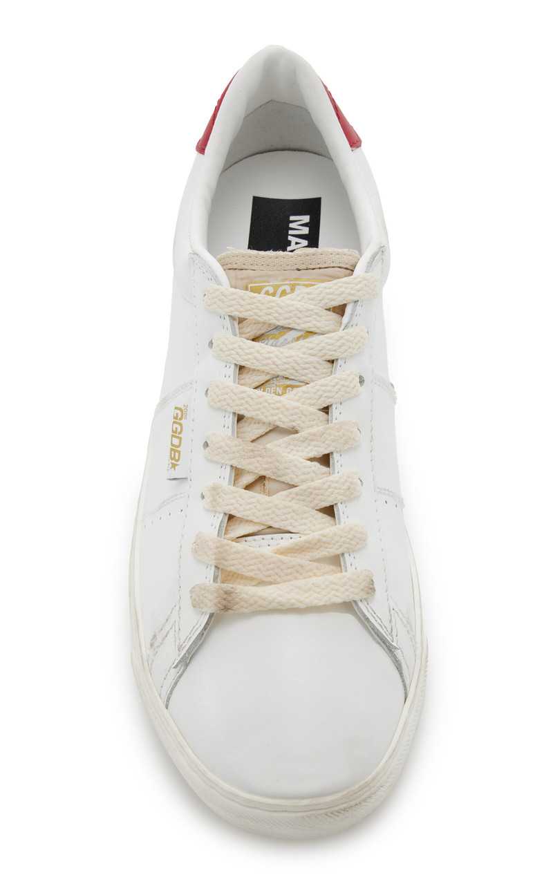 Golden Goose Matchstar Leather Sneakers white outlook