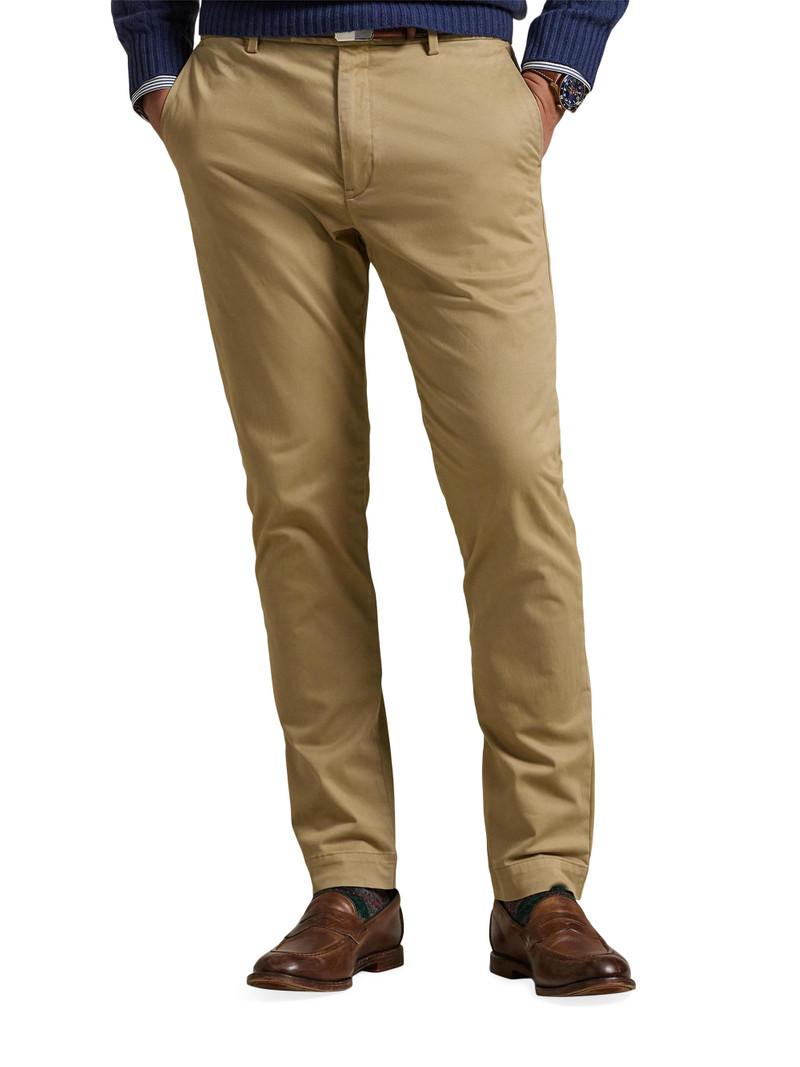 Men's Jarrett Stretch-Slim-Fit Sateen Pants - Khaki Hill 3