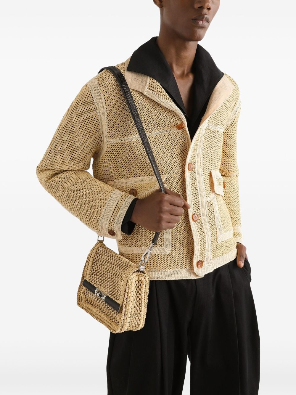 openwork shoulder bag - 2