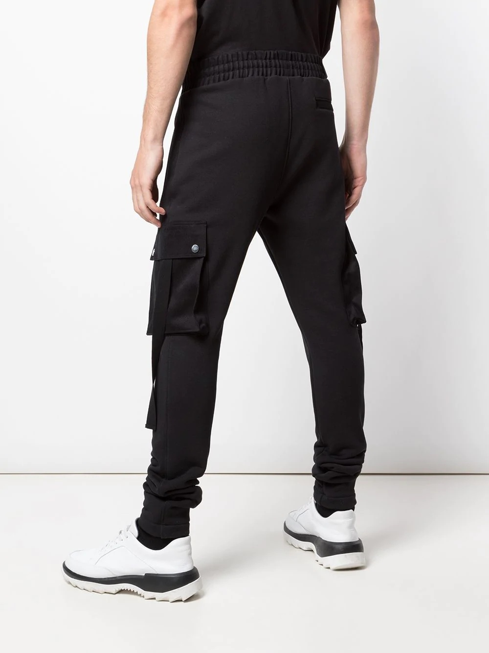 drawstring slim-fit trousers - 4