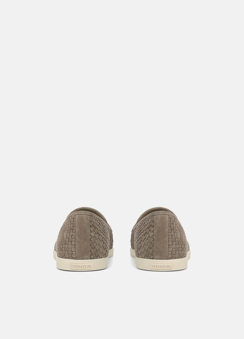 Vince Santino Woven Suede Loafer outlook