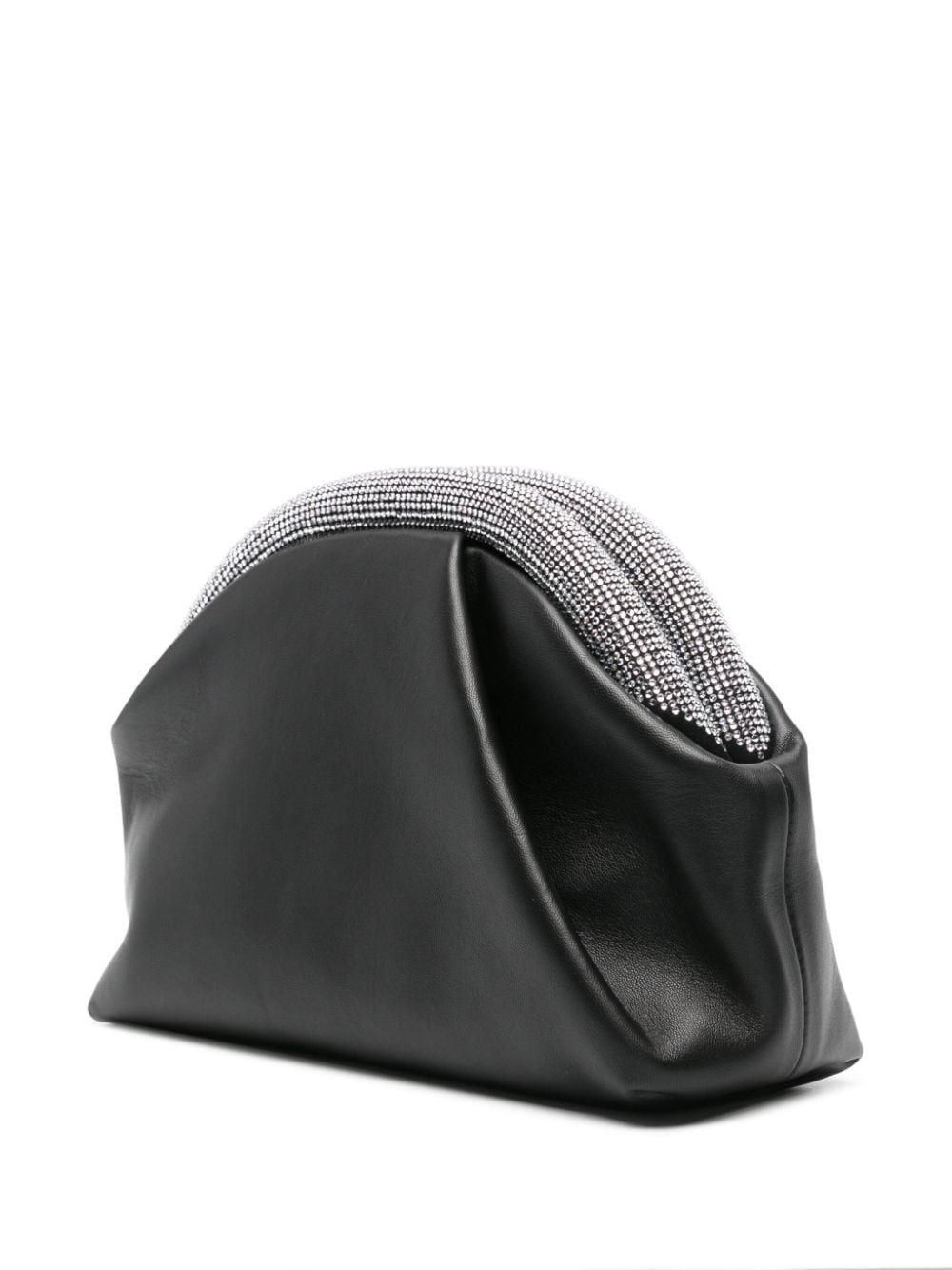 Bumper leather clutch bag - 3