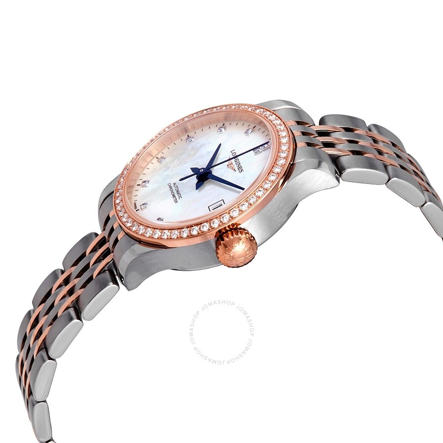 Longines Record Automatic Diamond Ladies Watch L2.320.5.89.7 - 2