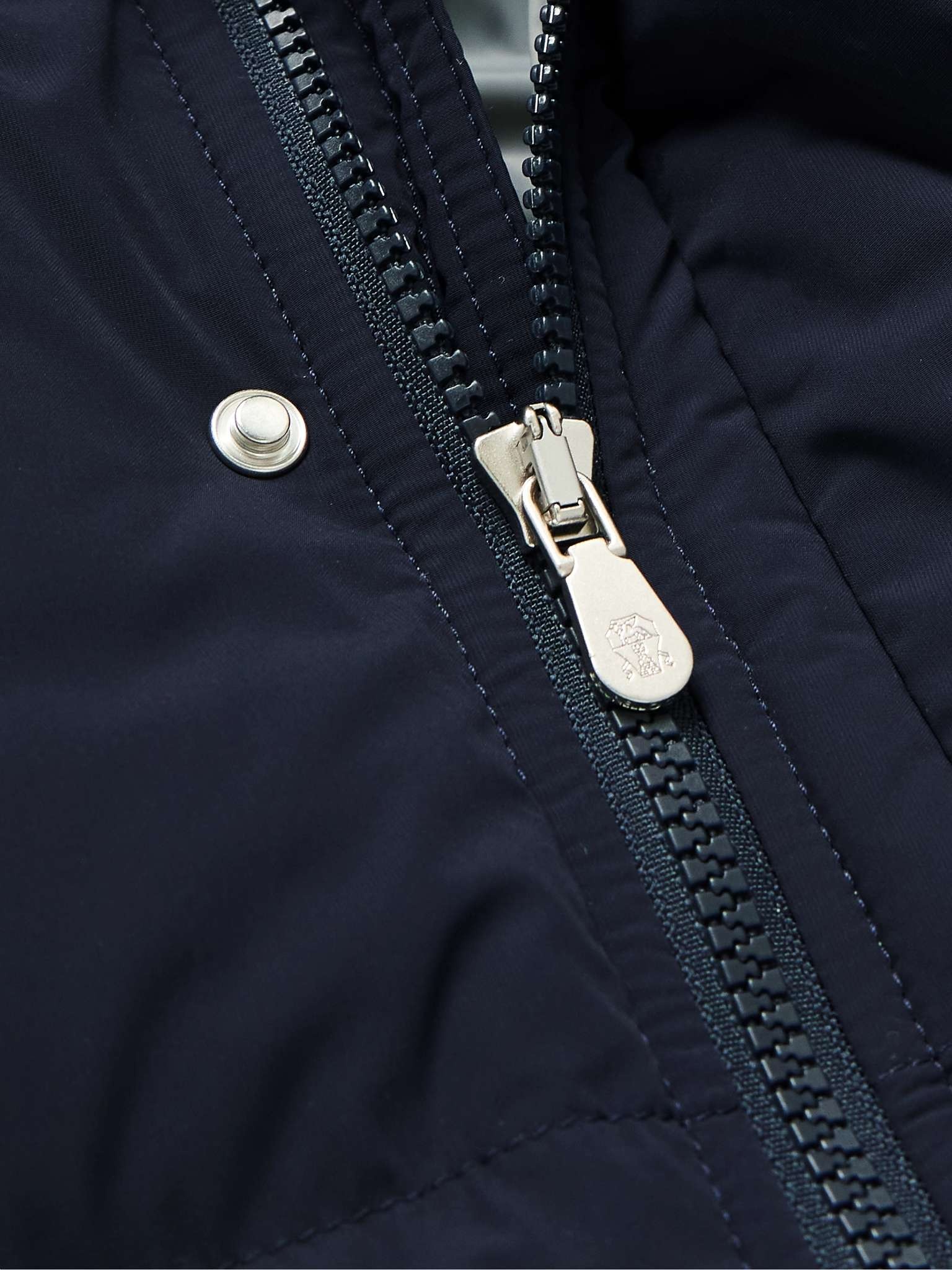 Quilted Padded Shell Hooded Down Parka - 5