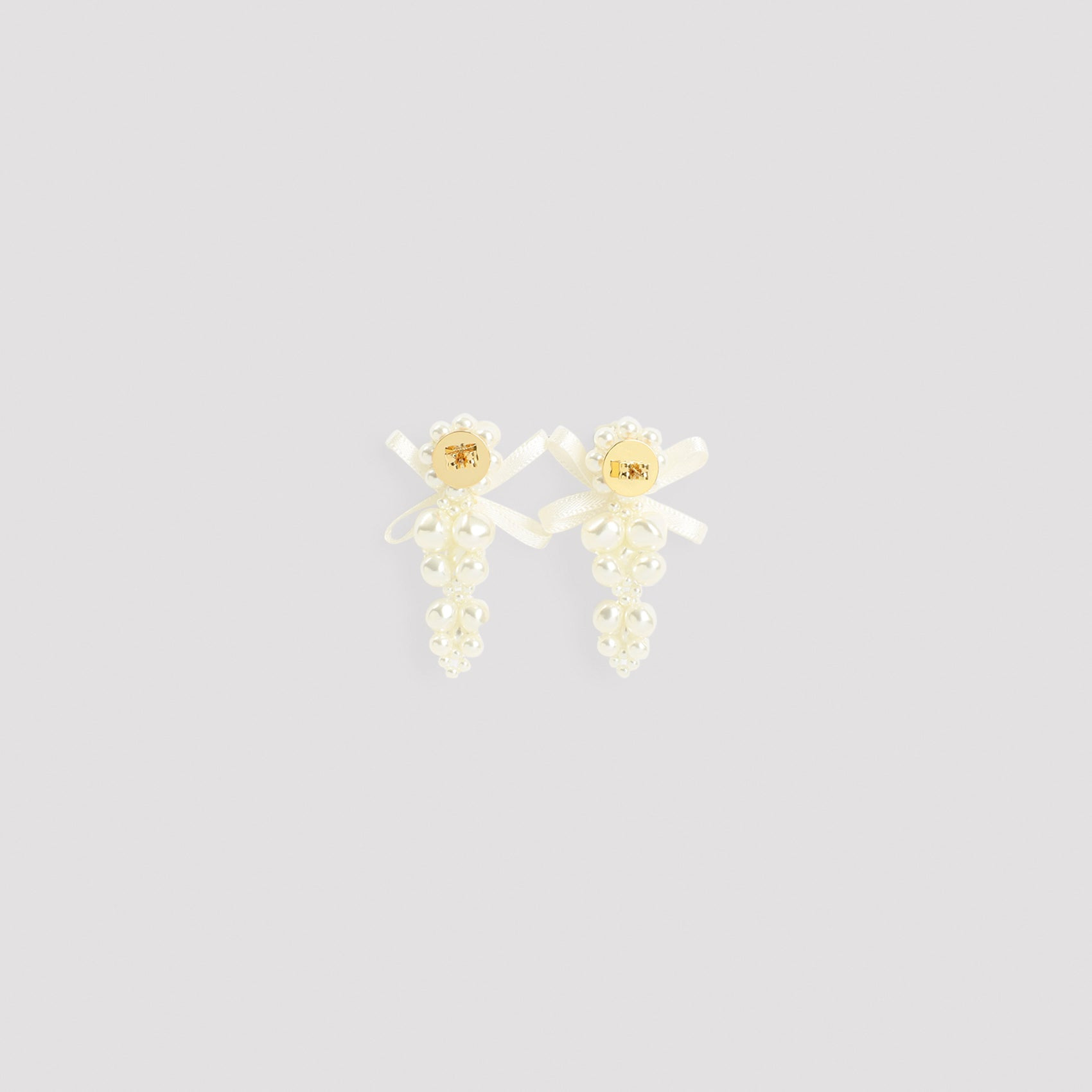 Simone Rocha Petit Bow Detail Cluster Earrings Women - 2