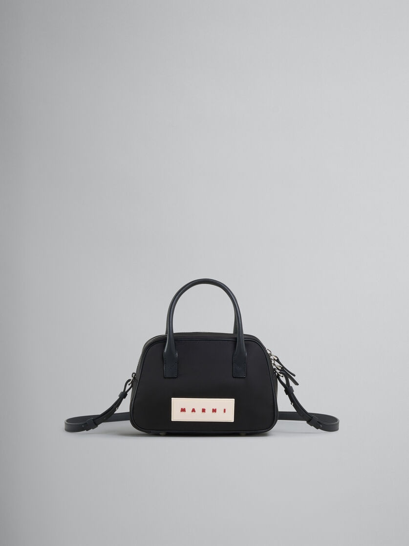 BLACK PUFF SMALL BOWLING BAG - 1