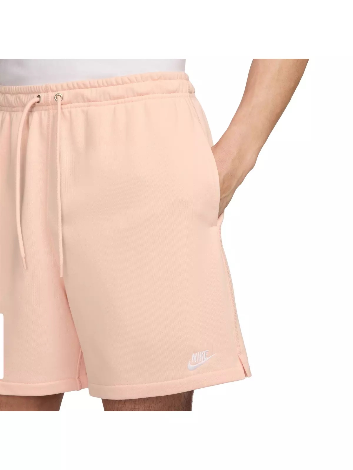 Men's Club French Terry Flow Shorts-Pink - 4