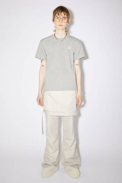 Acne Studios Crew neck t-shirt - Light Grey Melange outlook