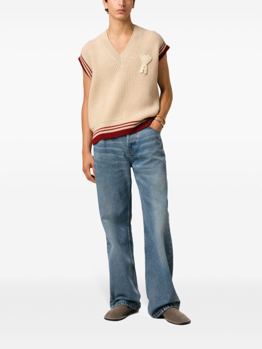 Ami de Coeur knitted vest - 3