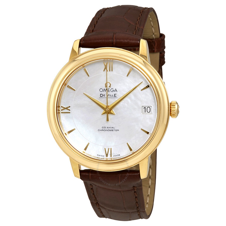 Omega De Ville Prestige Mother of Pearl Dial Ladies Watch 424.53.33.20.05.002 - 1