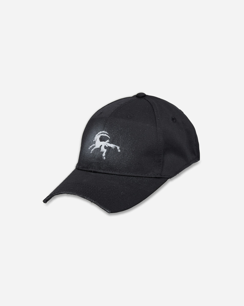prototypes Sprayed Goat Cut Up Cap Black outlook