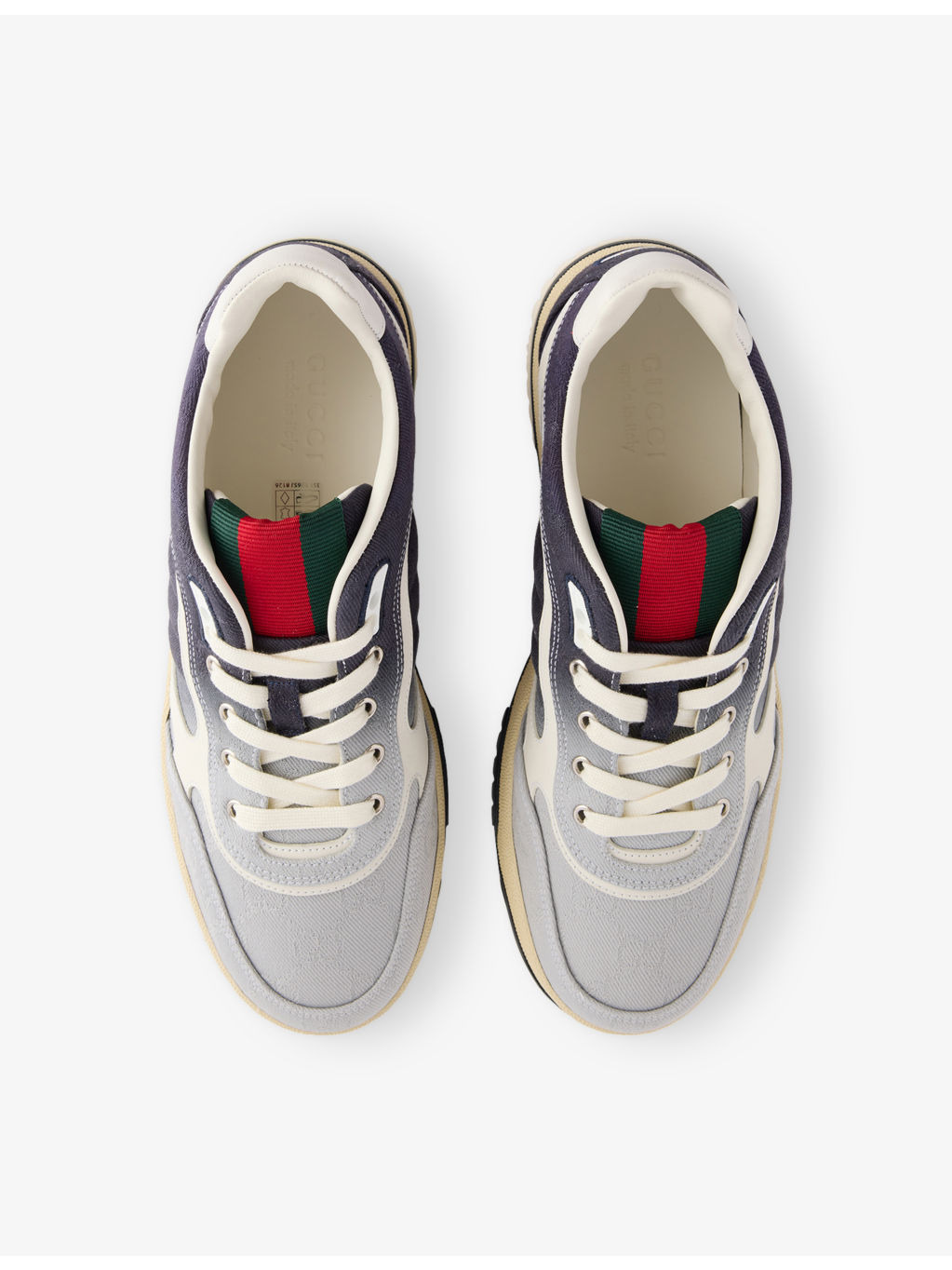 Kids' ReWeb Logo Denim Low-Top Trainers - 2